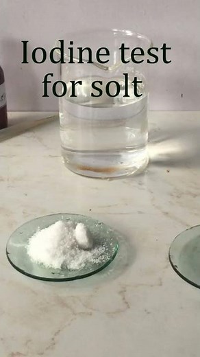 Iodine Test For Solt