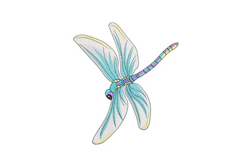 Dragonfly Embroidery Design, Machine Embroidery File, Colorful Insect Pattern, Summer Bug, Instant Download - Etsy