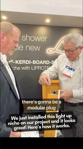 Learn about Schluter KERDI-BOARD shower niche