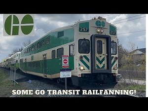 (Go Transit Old Cab Car 257 and 681) Go Transit Around the Newmarket Area Throughout this Week