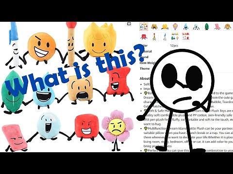 BFDI Knockoff Plushes are insane...