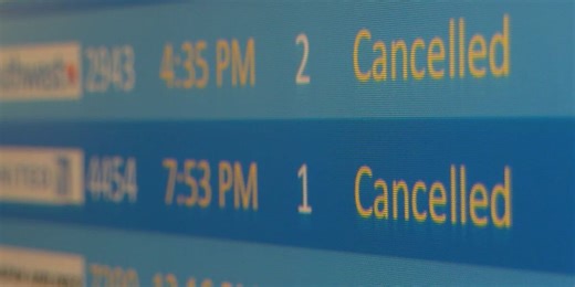 All flights at ENC airports cancelled Saturday night
