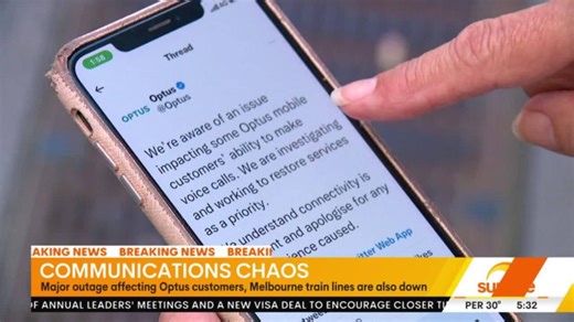 Optus outage reported across Australia