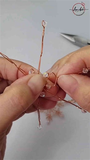 How to make wire jewelry at home | Snowflakes pendant #shortsvideo #handmade #diy