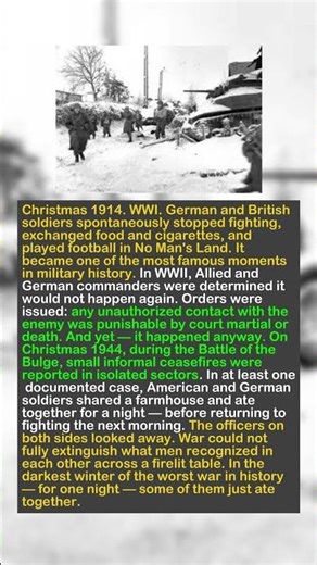 WWII’s Forbidden Christmas: Why They Couldn't Stop