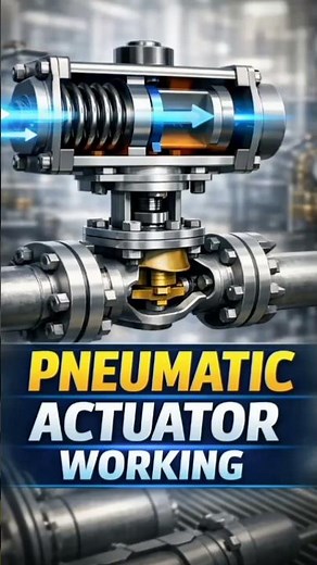 Pneumatic Actuator Working Principle | Types, Parts, Applications & Troubleshooting Explained