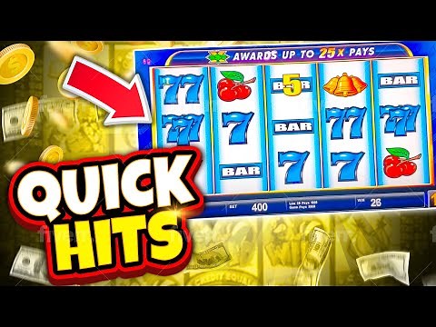 Quick Hits Slot Machine With Spin Wheel Or Super Wheel With $4.00 Max Bet