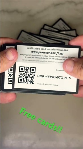 Free Pokemon Code cards!!