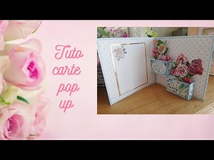 Tuto carte pop up super sympa et facile à réaliser 🙂👍 #popup #scrapbooking