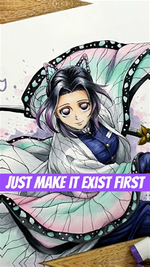 Demon Slayer Shinobu fan art #demonslayer #shinobu #animeart #artshorts #fanart #fy #arttrend #anime