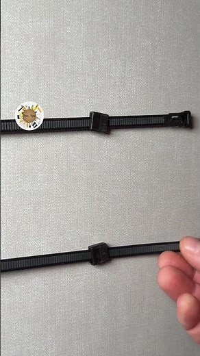Zip tie fitting system