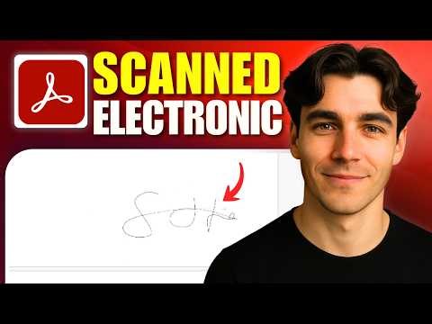 How To Insert A Scanned Electronic Signature In Adobe Acrobat Pro DC (Tutorial 2026)