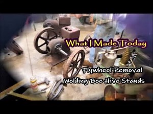 Hobart Handler 120 and Flywheel Removal not a hit and miss engine