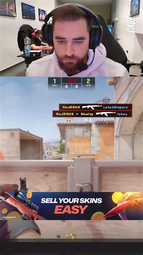 FalleN turns up the pressure 🔥 #cs2 #counterstrike2 #twitchclips