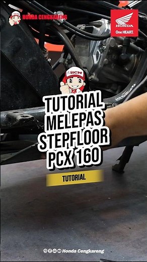 Very Detailed‼️ Tutorial on Disassembling the Stepfloor on the Honda PCX 160 2025 #honda #hondace...