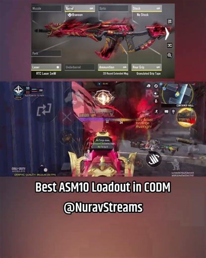 Best ASM10 Loadout in CODM #codm #codmobile #callofdutymobile