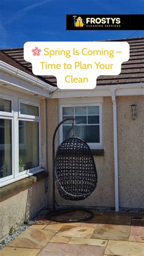 🌸 Spring Is Coming – Time to Plan Your Clean UPVC frames, fascias and soffits can look tired after winter. A professional clean makes a huge difference. Book your spring refresh now. www.frostyscleaningservices.co.uk #UPVCCleaning #KerbAppeal #SpringRefresh #ExteriorCleaning #HomeImprovement #BookNow #TrustFrosty #AyrshireHomes #FrostysCleaningServices #conservatorycleaning #UPVCCleaning #reelsforyou #familyrunbusiness #SafeContractorApproved | Frosty's Cleaning Services
