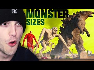 Reacting to MONSTER SIZES From FIRST PERSON View!