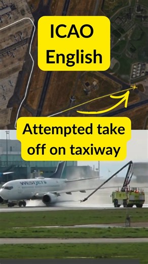 Can you believe it? An attempted take off on a taxiway? In the ICAO English test you might be asked, "What is the connection between these 2 photos?" You are expected to use complete sentences, describe what you see and how the 2 photos may be linked in your opinion. Use correct grammar to improve your chances of getting a higher ICAO score. Put your answer in the comments and I'll give you feedback. Join my ICAO English Foundation Course and let me give you personalized feedback and help you to