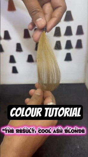 Perfect Cool Ash Blonde | Step by Step Tutorial #colourmixing