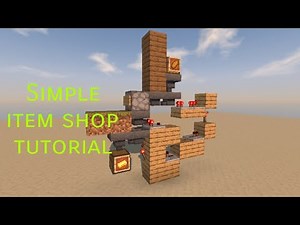 Simple Redstone Item Shop [Tutorial]