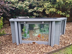 278 Gallon Hexagon Garden Aquarium With Windows – Extends Below Ground - Etsy