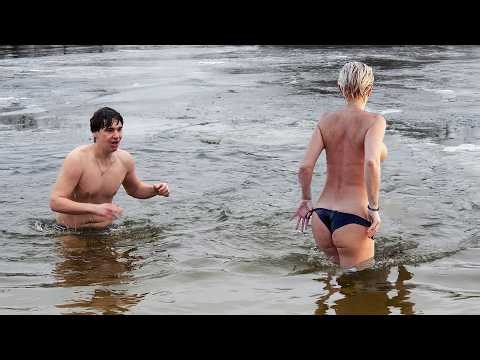 Girls Face the Ice ❄️ Epiphany Bath 2025 | Shocking Cold Water Reactions