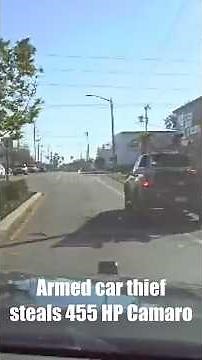 This Stolen Camaro Chase Did NOT End Well #police #shorts