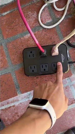 Power strip works: 6 outlets & 3 USB ports #powerstrip #outletmall