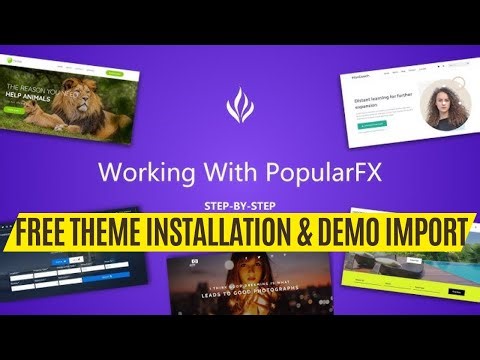 How to Install & Demo Import PopularFX Theme Pagelayer 2023