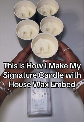 Crafting Signature Candles with House Wax Embed