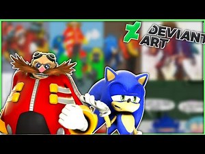 SONIC AND EGGMAN GO ON DEVIANT ART