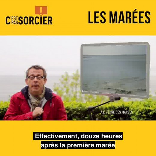 Demander à Jamy d'expliquer les marées, ce n'est pas lui demander la Lune ! Au contraire, il adore nous emporter dans les vagues de la science ! | C'est pas sorcier