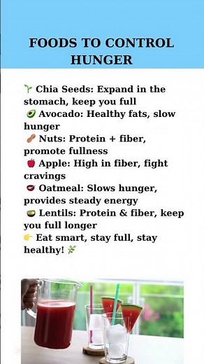 6 Foods That Keep You Full & Control Hunger Naturally