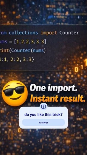 count frequeuncy of each element in list#python #viral #trending