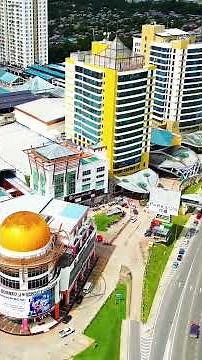 Stunning Aerial View of 1Borneo Kota Kinabalu, Sabah | 4K Drone Footage