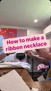 How to Make a Ribbon Necklace 🎀✨ Trying something new and crafty today! Think we nailed it? 😅 Check out the live from yesterday to see if we actually figured it out in real time 👀 link in comments #DIYJewelry #RibbonNecklace #CraftWithMe #NecklaceHack #CreativeProcess | Cotton Chaos