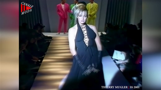 4. THIERRY MUGLER Spring Summer 2001 Paris 4K - Canale Moda
