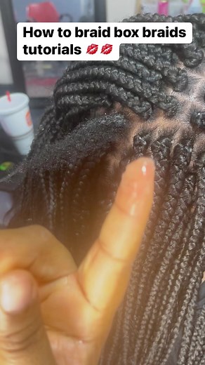 How to braid box braids tutorials #boxbraidstyles #reelsfb #reelsvideo #reels2023 #reelsviral #fypシ゚viral #reelsinstagram #fyp #boxbraids #microbraids | ACAC Mommy