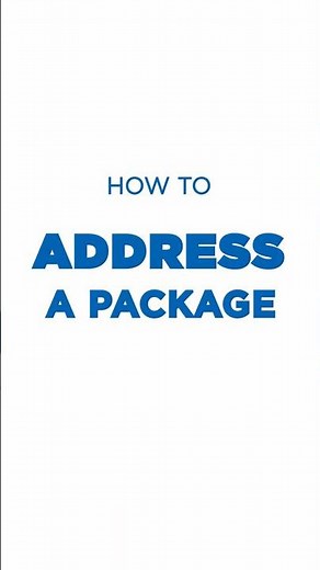How to Address a Package