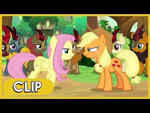 Applejack and Fluttershy Argue About the Kirin & Nirik - MLP: Friendship Is Magic [Season 8]