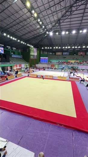 Men’s Gymnastics Floor Routine | Power + Perfection #rhythmicgymnasticshoop