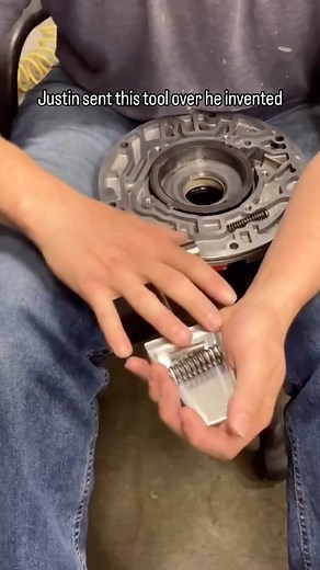 18M views · 10K reactions | Specialized spring tool invented by @t.i.g.welding for transmission rebuilds. Hit Justin up with a DM to get one. #transmission #mechanic #rebuild #automotive #spring #newtools | TOOLS by Design | Facebook