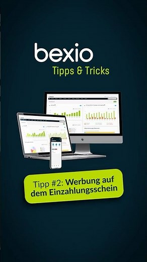 Design des Einzahlungsscheins bearbeiten | bexio Tipp #2