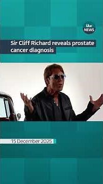 Sir Cliff Richard reveals prostate cancer diagnosis | ITV News