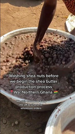 Handmade Shea Butter Process from Ghana | Express Worldwide Shipping #sheabutter