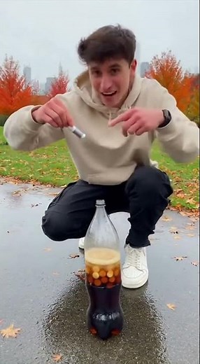 Epic Coke Volcano Experiment!