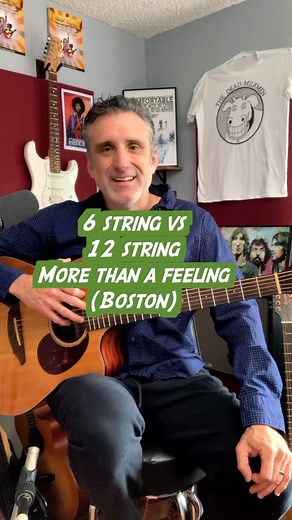 41K views · 1.1K reactions | Comparing more than a feeling by Boston played on a 6 string guitar vs a 12 string guitar #guitarlesson #morethanafeeling #tomscholz #12stringguitar | Anthony Parker and the Near Life Experience | Facebook