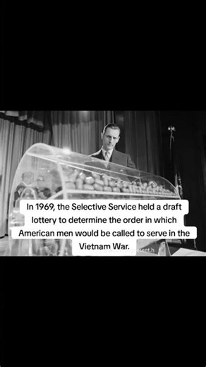In 1969, the Selective Service held a draft lottery to determine the order in which American men