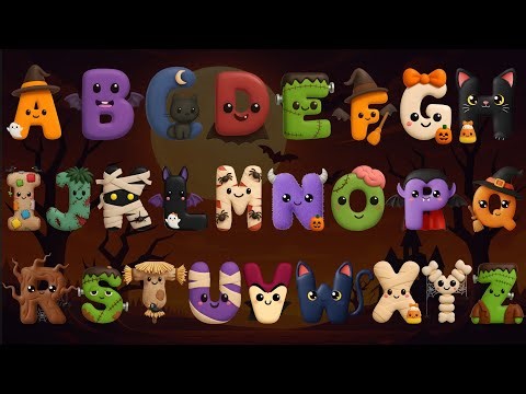 Learn the ABCs |🎃 Halloween Alphabet Song for Kids | Uppercase and Lowercase Halloween ABCs